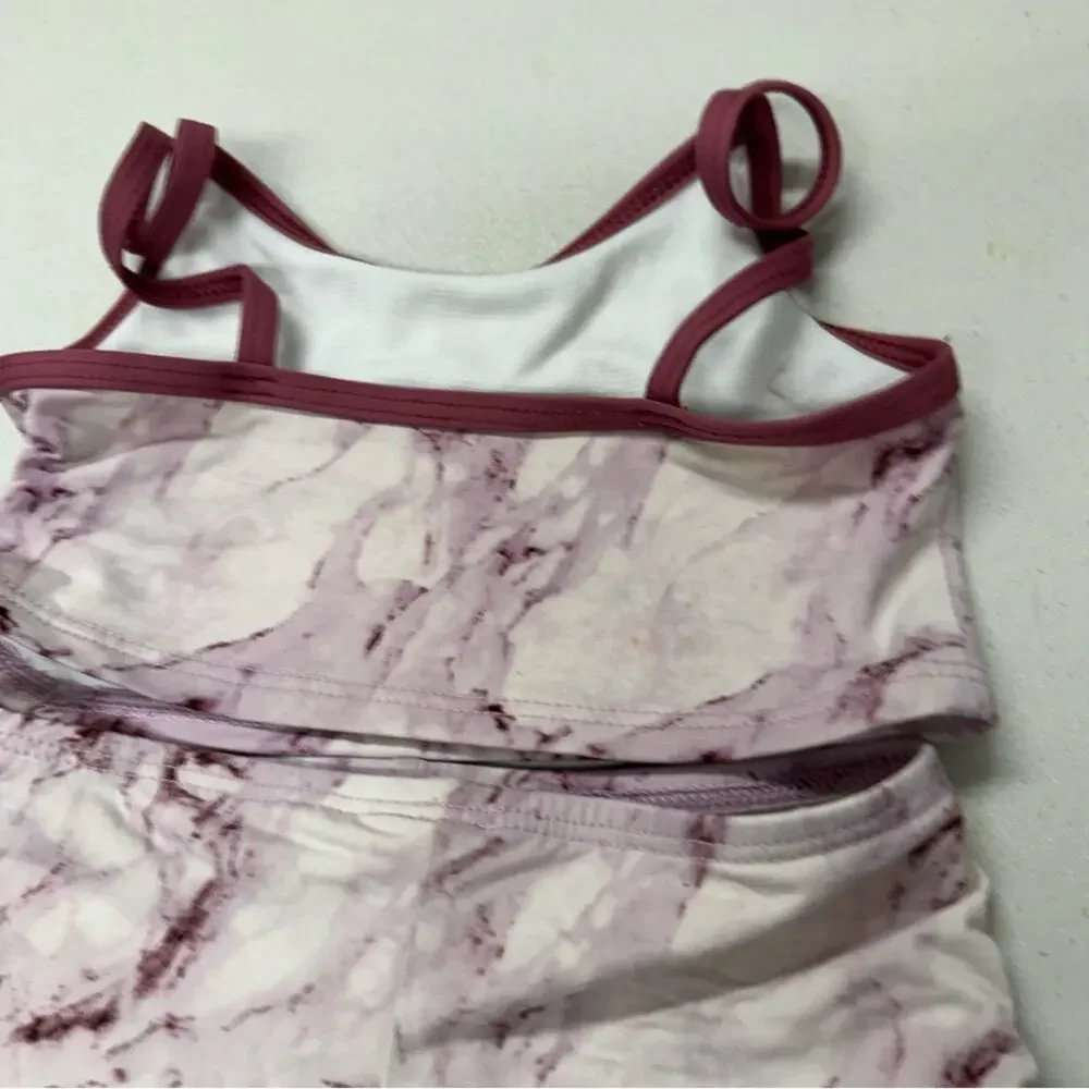 Dippin Daisys Purple Tie Dye Tankini Bikini Swimsuit Toddler 4 Swim Modest
